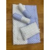 Baby Bedding Set (Premium) - 4 Piece Set Blue Colour