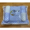 Baby Bedding Set (Premium) - 4 Piece Set Blue Colour