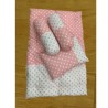 Baby Bedding Set (Premium) - 4 Piece Set Pink Colour