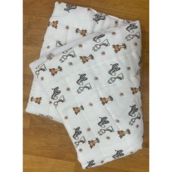 Muslin Baby Blanket Zebra...