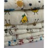 Muslin Baby Blanket Flower Pattern