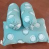 Soft Pillow Bolster Set - Circle Pattern