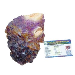 Natural Amethyst Raw Cluster & Lab- Certified 1.280 Kg