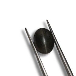 Cat’s Eye Stone (Lehsunia) Smoky Black Colour Gemstone – 6.40 Carat