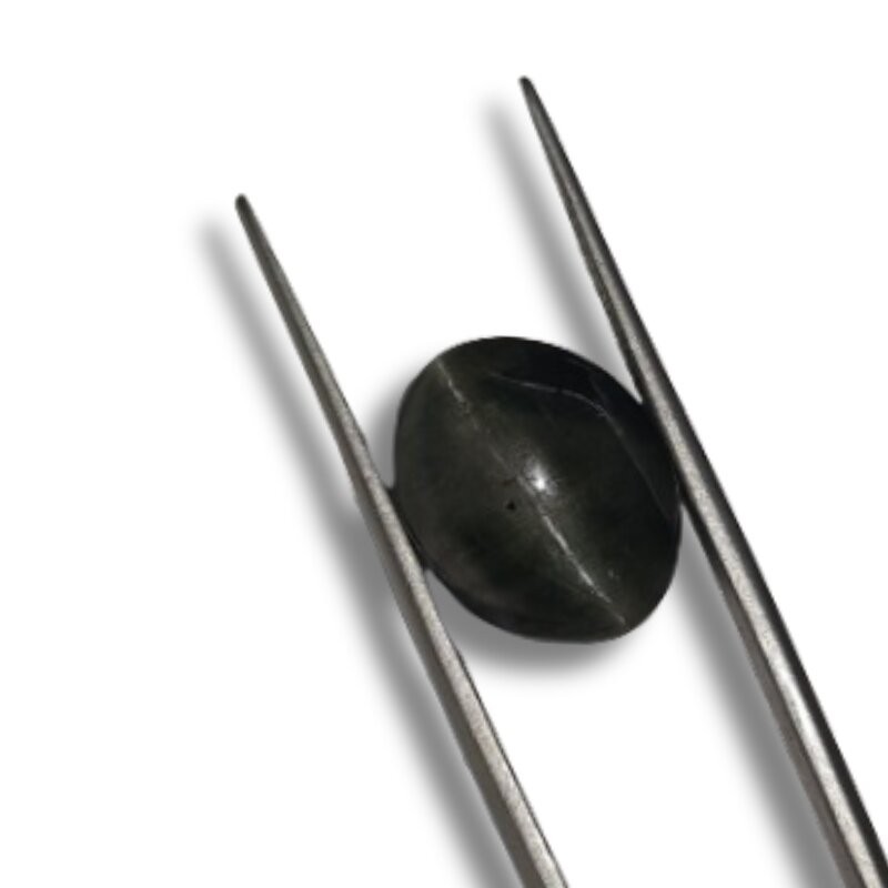 Cat’s Eye Stone (Lehsunia) Smoky Black Colour Gemstone – 5.50 Carat