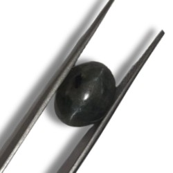 Cat’s Eye Stone (Lehsunia) Smoky Black Colour Gemstone – 5.90 Carat