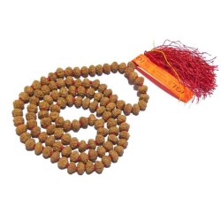 Original 7 Mukhi Rudraksha Mala Genuine and Affordable & Certified Mala 7mm