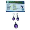 Amethyst Pendant with Matching Earrings