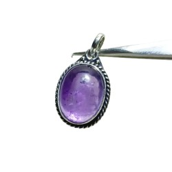 Amethyst Stone Jewellery Set - Ring, Pendent & Earrings