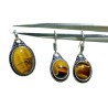 Tiger Eye Stone Pendant & Earrings Set: Radiate Confidence