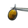 Tiger Eye Stone Pendant & Earrings Set: Radiate Confidence