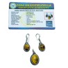 Tiger Eye Stone Pendant & Earrings Set: Radiate Confidence