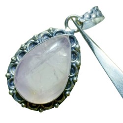 Rose Quartz Stone Pendant/Locket: Embrace Love and Serenity