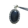 Black Tourmaline Stone Pendent / Locket - Lab Certified