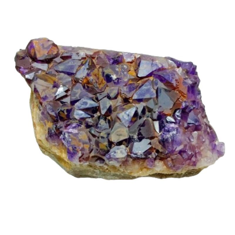 Natural Amethyst Raw Cluster & Lab- Certified 482 Grams