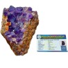 Natural Amethyst Raw Cluster & Lab- Certified 933 Grams