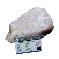 Natural Rose Quartz Raw Stone  1.35 Kg Certified