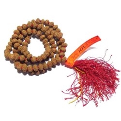 Original 7 Mukhi Rudraksha Mala Genuine and Affordable & Certified Mala 7mm