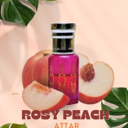 Natural Rosy Peach Attar (fragrance) & (Energized) 10 ML