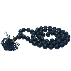 Shaligram Mala Authentic Mala for Prosperity Health & Peace- 10 mm & 54 Beads - Certified