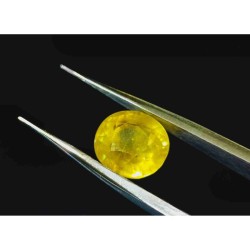 Yellow Sapphire (Pukhraj) & Certified- 5.25 Carat Origin Tested