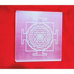 Selenite Shree yantra (powerful Yantra)