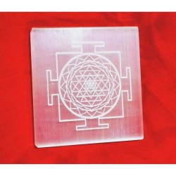 Selenite Shree yantra (powerful Yantra) Certified