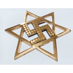 Copper Star Swastik Pyramid 300 Gram Appx.