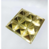 Brass Nine Pyramid Plate - Vastu Pyramid