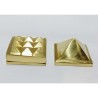 3 Layered Brass Pyramid 140 Gram Appx. Original - Vastu Pyramid