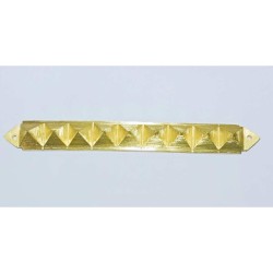 Brass Nine Pyramid Patti/Strip - For Vastu 200 Gram Appx - Vastu Pyramid