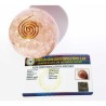 Natural Rose Quartz (Pinkish) Orgone Ball & Certified 221 Gram