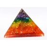 Genuine Multicolor Orgone Pyramid & Certified 221 Gram