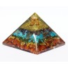 Natural Multicolor Orgone Pyramid & Certified 221 Gram