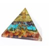 Natural Multicolor Orgone Pyramid & Certified 221 Gram