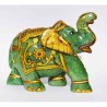 Green Aventurine Elephant Figure 261 Gram & Certified