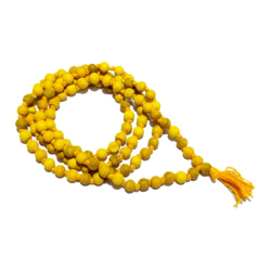 Original Certified Haldi Mala (Turmeric Rosary) & Natural with 108 Beads