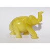 Yellow Aventurine Elephant Figure Abhimantrit & Certified  82 Gram