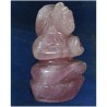 Natural Rose Quartz Parvati Ji Idol & Certified 251 Gram