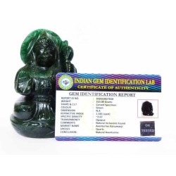 Natural Labradorite Hanuman ji Idol & Certified 270 Gram