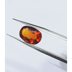 Hessonite (Gomed) Oval Shape  5.25 Carat