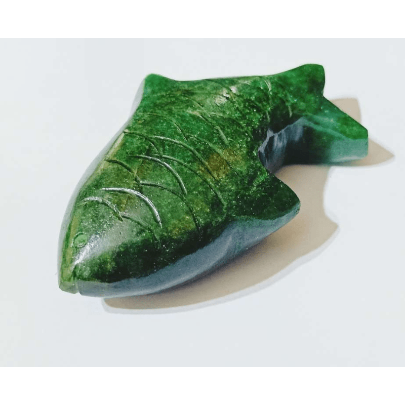 Green Aventurine Fish (1 Piece) Lab-Certified