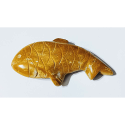 Yellow Jasper Fish (1 Piece) Lab-Certified