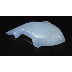 White Quartz Fish (1 Piece) Lab-Certified