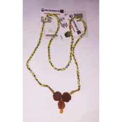 Kemdrum Yog Rudraksha Mala 2, 4 and 5 Mukhi Rudraksha Bead