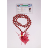 Certified Red Jasper Mala Original & Natural Gemstone