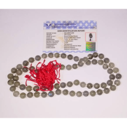 Certified Labradorite Mala & Natural Gemstone-