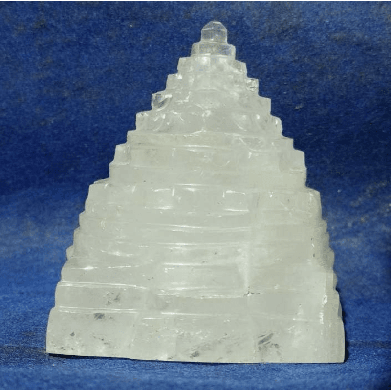 Indian Sphatik Shree Yantra & Lab Certified -362 Gram