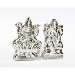 Pran-Pratishthit Parad Laxmi Ganesh Idol - 114 Gram (Lakshmi)