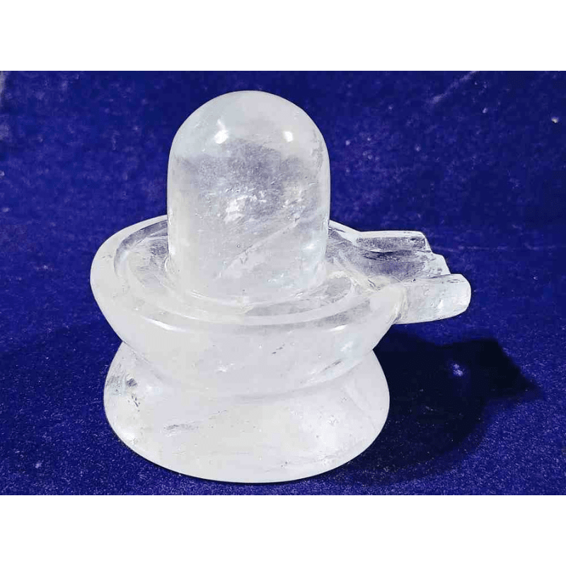 Indian Sphatik Shivling & Certified – 190 Gram